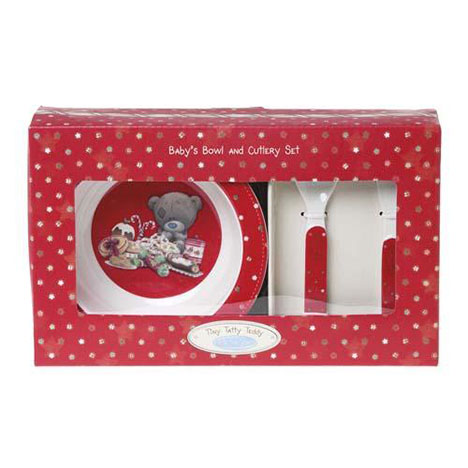 Tiny Tatty Teddy Bowl and Cutlery Me to You Bear Gift Set £9.99